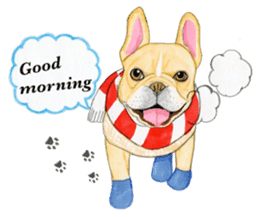 Winter break of dogs sticker #3057431