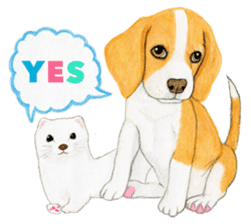 Winter break of dogs sticker #3057436