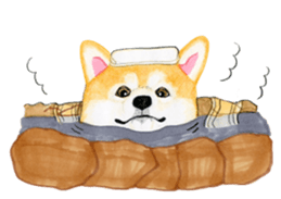 Winter break of dogs sticker #3057438