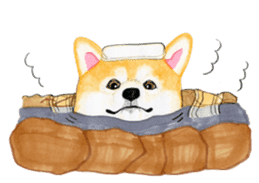 Winter break of dogs sticker #3057438