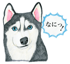 Winter break of dogs sticker #3057442