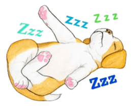 Winter break of dogs sticker #3057453