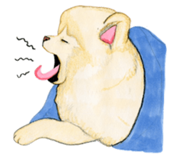 Winter break of dogs sticker #3057455