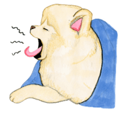 Winter break of dogs sticker #3057455