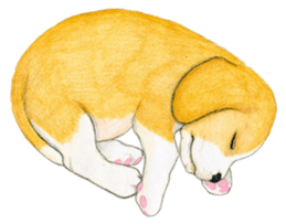 Winter break of dogs sticker #3057456