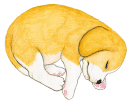 Winter break of dogs sticker #3057456