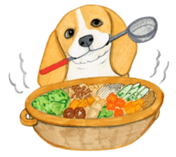 Winter break of dogs sticker #3057457