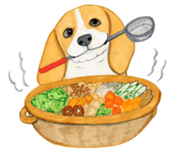 Winter break of dogs sticker #3057457