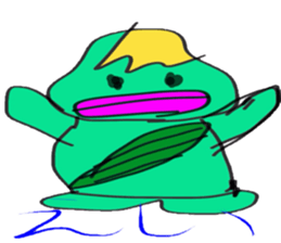 Graffiti Kappa Penguin sticker #3057584