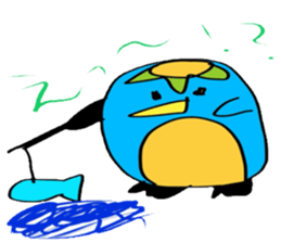 Graffiti Kappa Penguin sticker #3057599