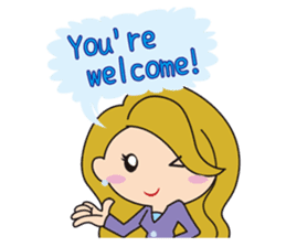 Yukari's Daily English Stickers sticker #3057944