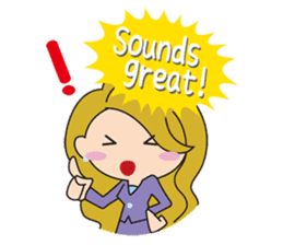 Yukari's Daily English Stickers sticker #3057952