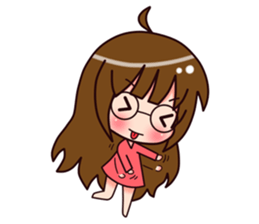 they glasses sticker #3058067