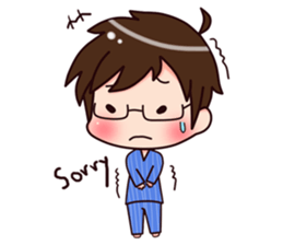 they glasses sticker #3058077