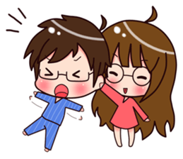 they glasses sticker #3058093