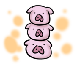 Stickers of cute pig part2 sticker #3058140