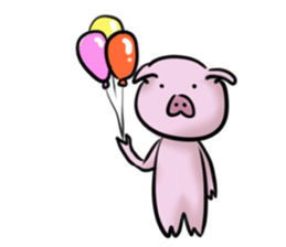 Stickers of cute pig part2 sticker #3058141