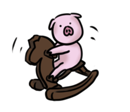 Stickers of cute pig part2 sticker #3058150