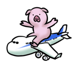 Stickers of cute pig part2 sticker #3058168
