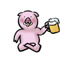 Stickers of cute pig part2 sticker #3058170