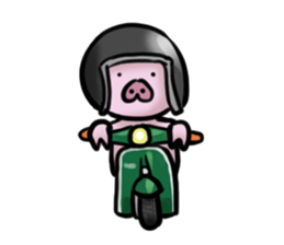 Stickers of cute pig part2 sticker #3058173