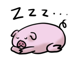 Stickers of cute pig part2 sticker #3058178