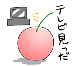 Yamagata Dialect Cherries 2 sticker #3058636