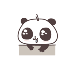 teary eyes panda sticker #3058750