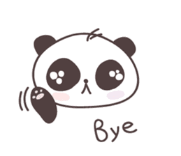 teary eyes panda sticker #3058754