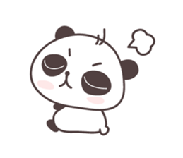 teary eyes panda sticker #3058756