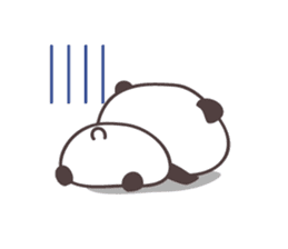 teary eyes panda sticker #3058759