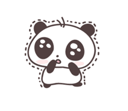 teary eyes panda sticker #3058760