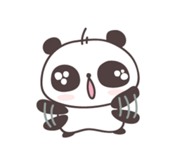 teary eyes panda sticker #3058762