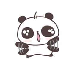 teary eyes panda sticker #3058762