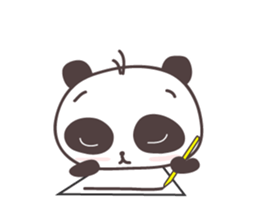 teary eyes panda sticker #3058766