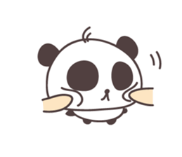 teary eyes panda sticker #3058771