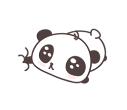 teary eyes panda sticker #3058774