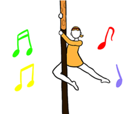 Tiny girl. sticker #3058784