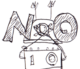 Robot Stickers. sticker #3059300