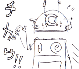 Robot Stickers. sticker #3059321