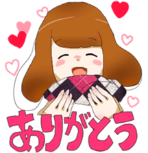 mafflers with girls sticker #3060059