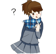 mafflers with girls sticker #3060060