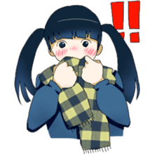 mafflers with girls sticker #3060062