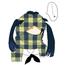 mafflers with girls sticker #3060066