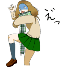 mafflers with girls sticker #3060069