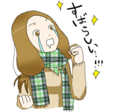 mafflers with girls sticker #3060073