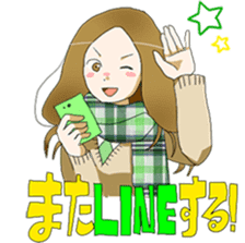 mafflers with girls sticker #3060077