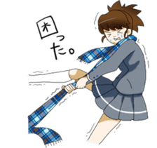 mafflers with girls sticker #3060080