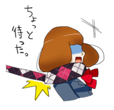 mafflers with girls sticker #3060083