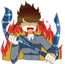 mafflers with girls sticker #3060084